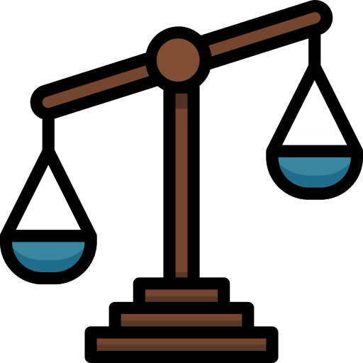 Balance laws justice justice scale icon