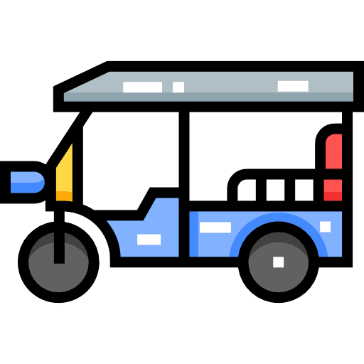 Tuk tuk transportation tuk tuk rickshaw icon