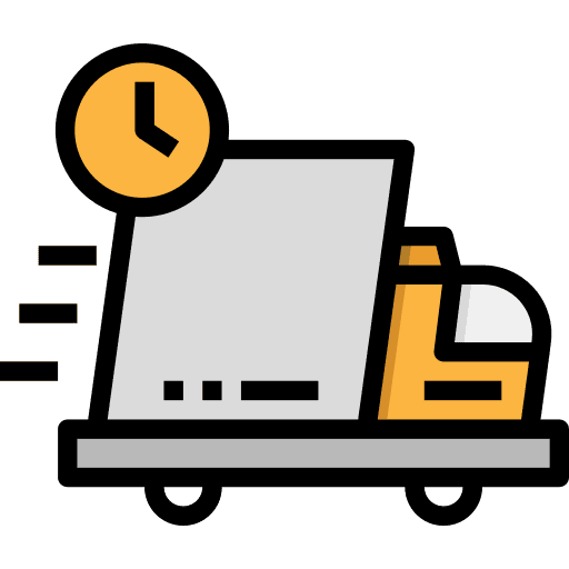 Delivery truck trucking dispatch deliver icon