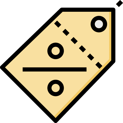 Discount price tag commerce shopping store icon