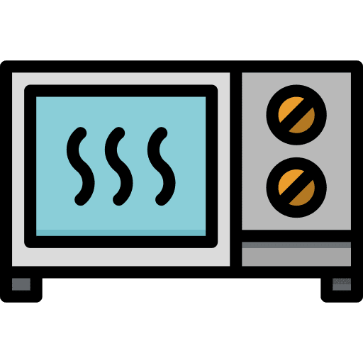 Microwave oven tools and utensils microwave oven cooking icon