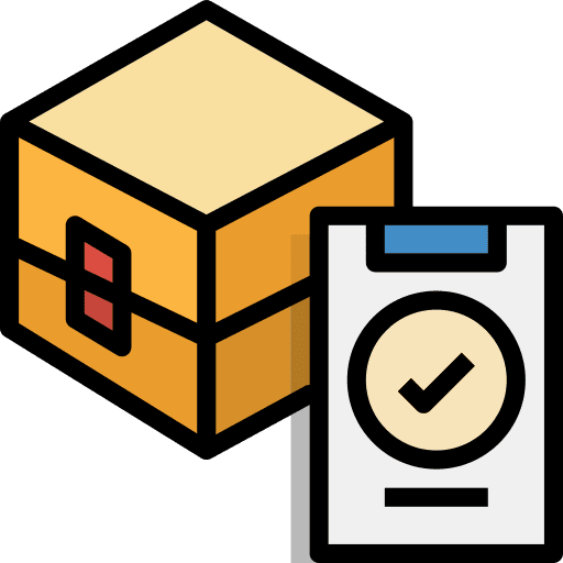 Package cardboard package delivery icon