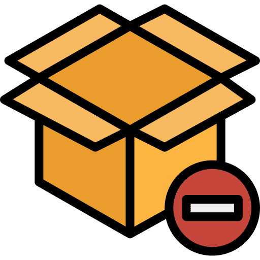 Package delivery packaging business icon