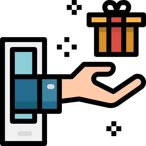 Gift christmas birthday surprise icon