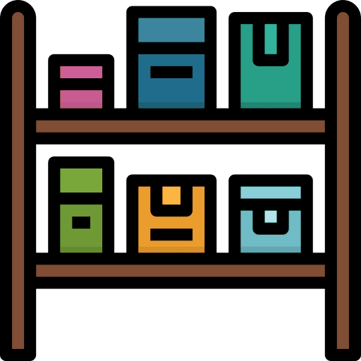 Warehouse shipping and delivery warehouse stock icon