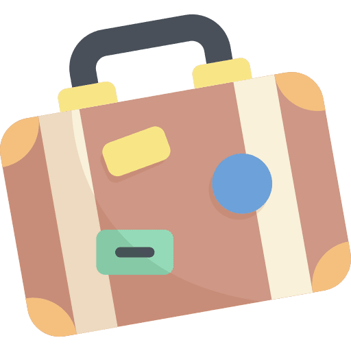 Luggage travel luggage suitcase icon