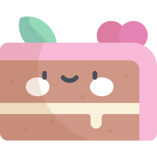 Piece of cake bakery food and restaurant cake icon