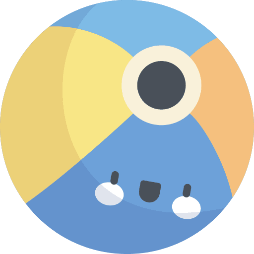 Beach ball ball fun leisure icon