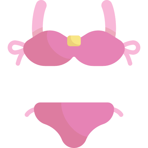 Bikini female holidays swimsuit icon
