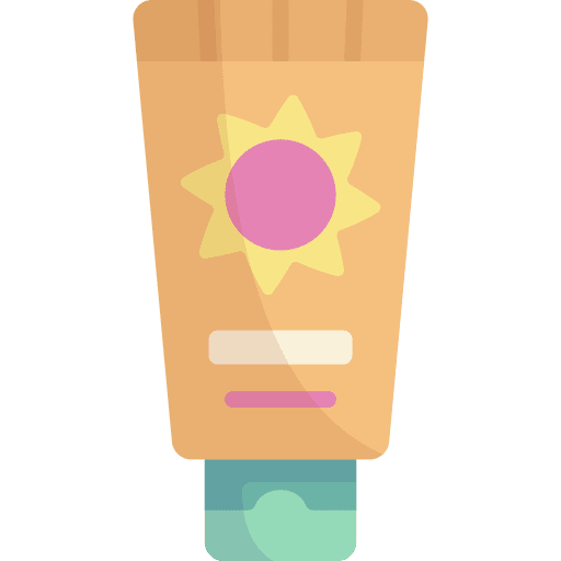 Sun cream sun cream holidays sun protection icon