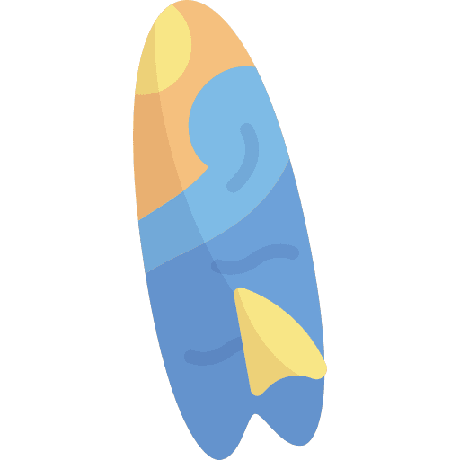 Surfboard surf summertime surfing icon