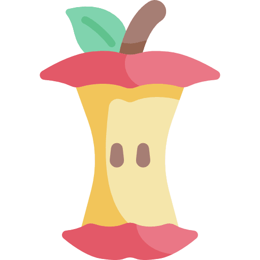 Apple vegetarian vegan food icon