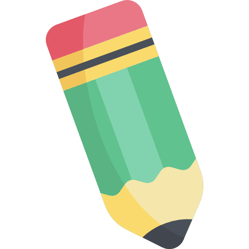 Pencil draw writing edit icon