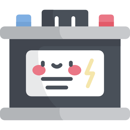 Car battery power electricity battery icon