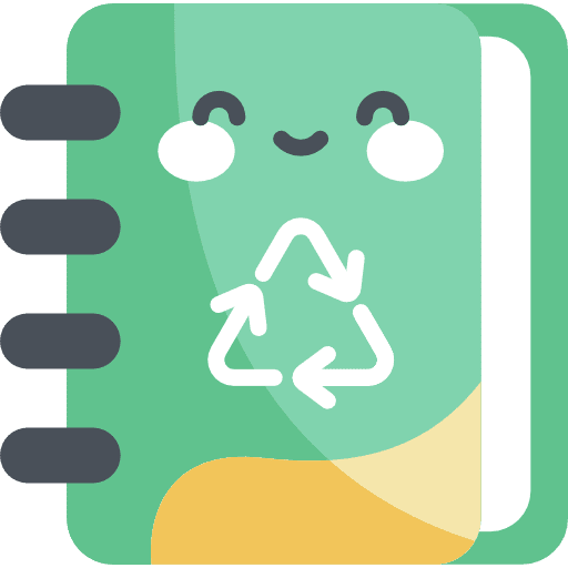 Notebook education agenda bookmark icon
