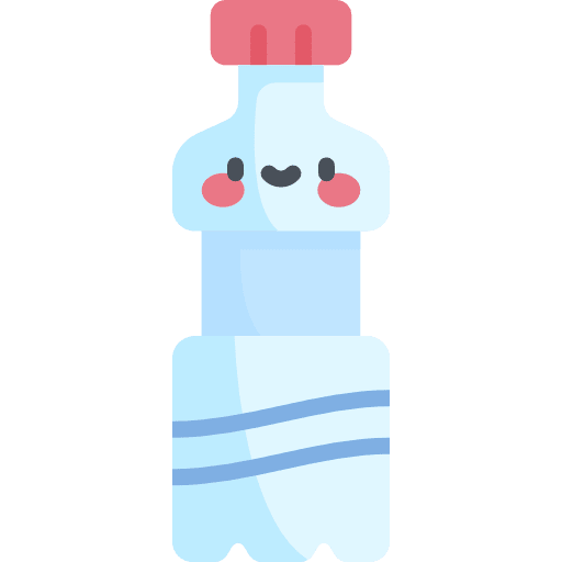 Bottle hydratation water food and restaurant icon