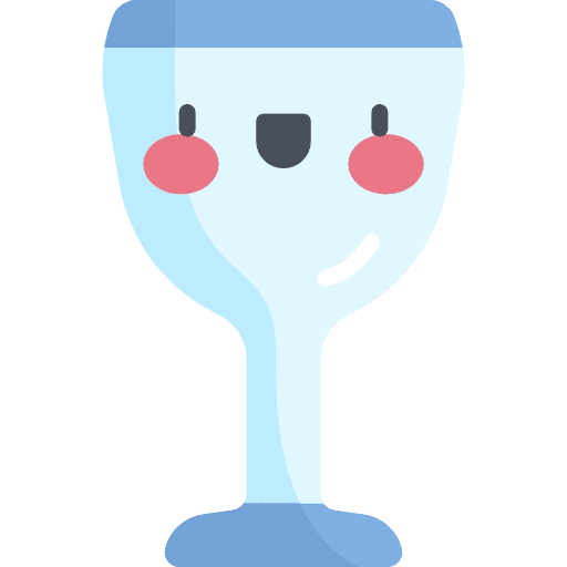 Crystal glass ecology and environment drinking wineglass icon