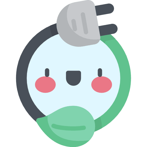 Plug plug ecologic energy icon
