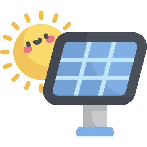 Solar panel ecology and environment panel solar panel icon