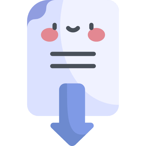 Download document download interface icon