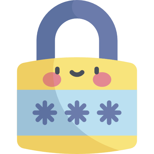 Password security keylocks padlock icon