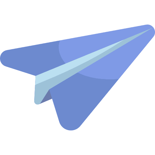 Send direct messages airplane icon