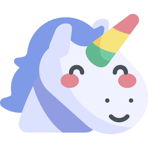 Unicorn fairy tale animals folklore icon