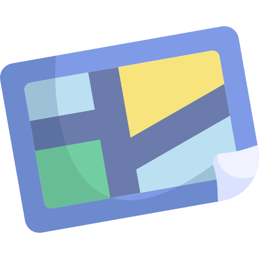 Map location geography maps and location icon