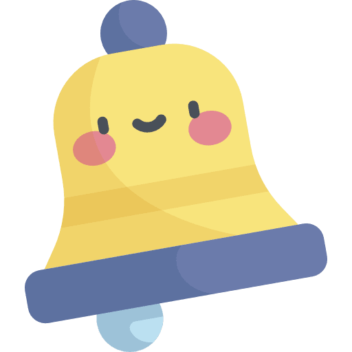 Notification miscellaneous alarm school bell icon