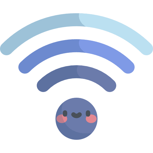 Wifi connection wireless internet signal icon