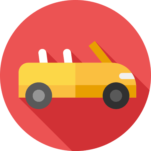 Sport car automobile sport car racing car icon