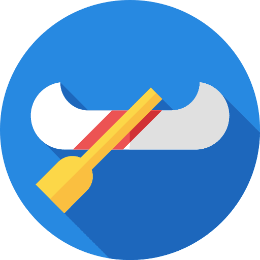 Canoe canoe sports transport icon