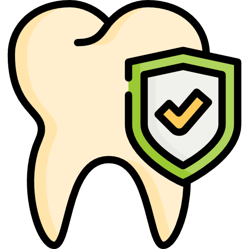 Insurance sterilization insurance shield icon