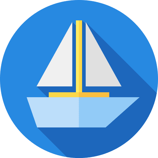 Sailboat boat navigation boats icon