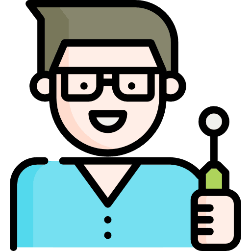 Dentist people avatar tooth icon