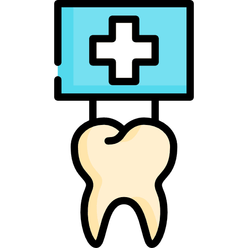 Dental care dentist healthcare dental care icon