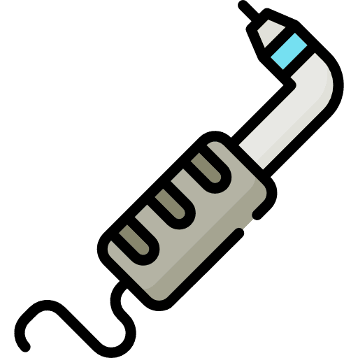 Dental drill healthcare and medical dentist medical icon