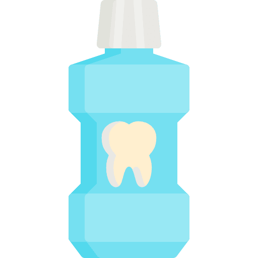 Mouthwash dental teeth dentist icon