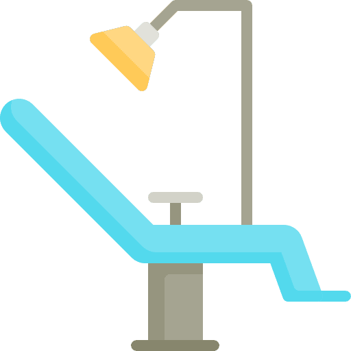 Dentist chair dentist chair tools and utensils chair icon