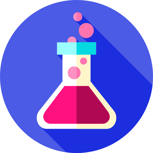 Flask erlenmeyer healthcare and medical science icon