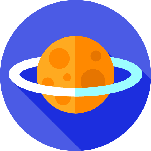 Planet education solar system miscellaneous icon