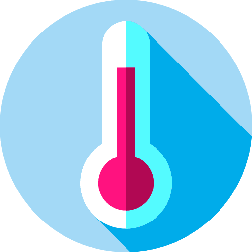 Thermometer temperature fahrenheit celsius icon