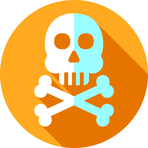 Skull security danger dangerous icon