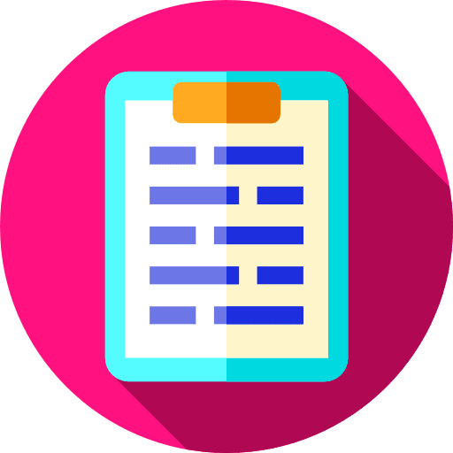 Clipboard notebook clipboard text lines icon