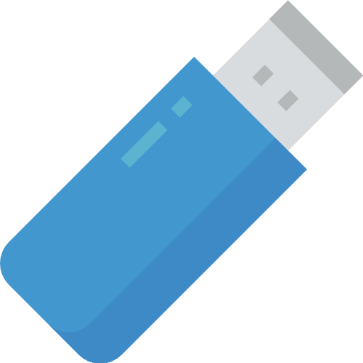 Flash drive data storage memory usb drive icon