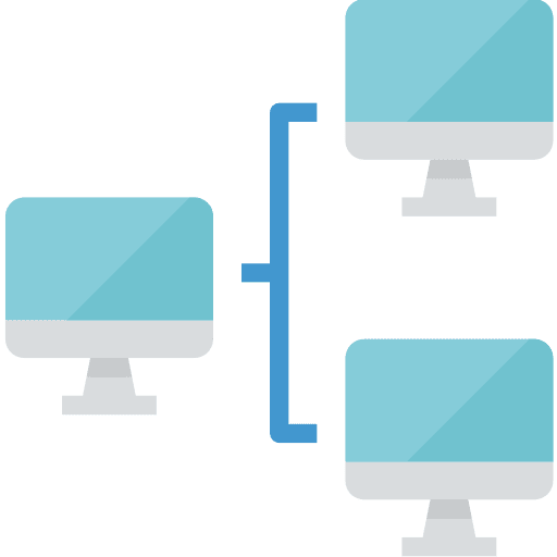Monitor connection interface monitor icon