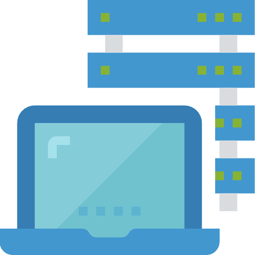 Network database ui cloud icon