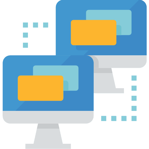 Remote control television monitor technology icon