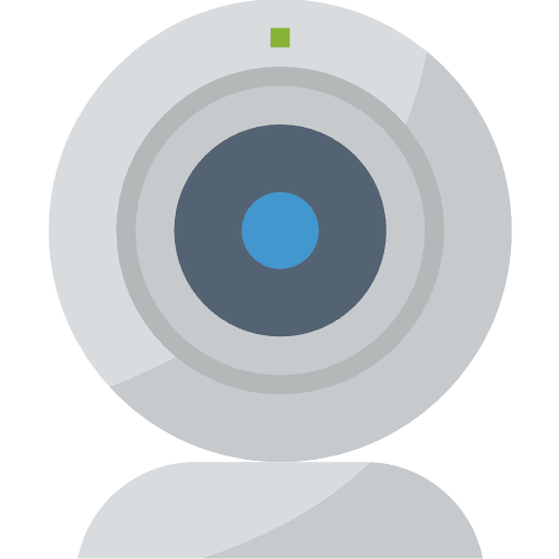 Webcam electronics technology videocall icon