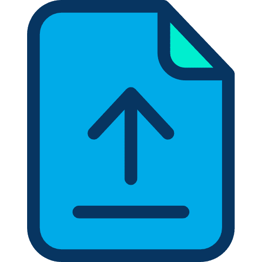 File archive document upload icon